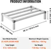 SucceBuy scaffale di stoccaggio in alluminio, 36 x 20 Anteprima dell’immagine prodotto 7