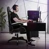 ML-Design Gaming Stuhl mit Fußstütze, Schwarz-Weiß aus Produktbild-Vorschau 7