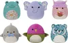A collage of six different plush toys. Podgląd zdjęcia produktu