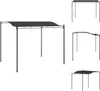 vidaXL Pavillon 3x2,4 m Anthrazit -  Pavillons & Partyzelte Produktbild-Vorschau 1