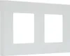 Rahmen PC 2 Module Modern Weiß für Modern Schalter Produktbild-Vorschau 3