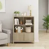 Hoge kast 'Lukkodso', commode: 103 x 80 x 28 cm. Dressoir Productafbeelding-voorbeeld 2