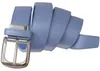 Damen Spalt Leder Gürtel 30mm Sommer Farben Silberne Produktbild-Vorschau 2