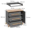 Wickelkommode Vitalispa Malia Grau 98 x 98 cm mit 1 Tür & 3 Produktbild-Vorschau 2