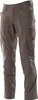 A pair of dark gray work pants with multiple pockets and reinforced knees, shown against a white background. Anteprima dell’immagine prodotto