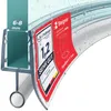 STEIGNER Guarnizione doccia curva UK08 70 cm (1 pz.) Anteprima dell’immagine prodotto 1