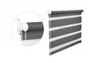 Double store Duorollo 55 cm de large 150 cm de long gris Voir les images du produit 3