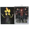 A product shot of a Freddy Krueger action figure in its packaging, with a separate image of the figure on a black background with flames. Náhled obrázku produktu