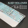 Mechanisches Tastatur Maus Set Weiß, 104 Tasten Red Switch, Produktbild-Vorschau 2