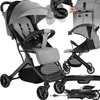 tectake® Buggy-Kinderwagen Finn Einhand-Klappmechanismus, Produktbild-Vorschau 9