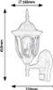 Rabalux 7837 Lampada da parete per esterni Milano, E27, Anteprima dell’immagine prodotto 4