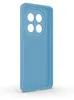 A light blue phone case is shown from the back. Produktbild-Vorschau