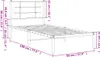 VidaXL 355602, Bílá, 95 cm, 196 cm, 90 cm, 900 x 1900 mm, Náhled obrázku produktu 8