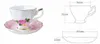 Elegante Tasse 1 Stück dünnes Porzellan 220ml Blauer 8el Produktbild-Vorschau 6