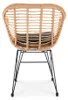 CASARIA® Gartenstühle 2er Set Polyrattan inkl. Auflage Produktbild-Vorschau 11
