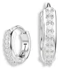 Swarovski Ohrringe Uni Matrix Hoop Round Cut Weiß Rhodium Produktbild-Vorschau 6