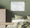 MuchoWow® Wandteppich Wandbehang Marmor - Weiß - Grau - Produktbild-Vorschau 4