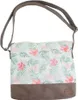 grüne Tasche mit Tropische Blumen 