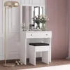 Skye Decor, Felix, make-uptafel, wit, 100% melaminecoating Productafbeelding-voorbeeld 5