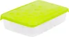 A clear, professional shot of a plastic food storage container with a lime green lid, set against a white background. Náhled obrázku produktu