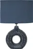 Mauro Ferretti lampe de table Seta E14 28,5x15x43 cm bleu Voir les images du produit 1