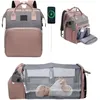 Baby Wickelrucksack mit Babybett - Große Wickeltasche Produktbild-Vorschau 1