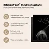 KitchenYeah© Herdabdeckplatte Hirsch - Schwarz - Porträt - Produktbild-Vorschau 6