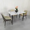 FATIVO Esszimmertisch Marmor 120x70x76 cm – Skandinavischer Produktbild-Vorschau 13