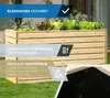 Westmann Asket XL Garten Hochbeet aus Holz ohne Boden Produktbild-Vorschau 2