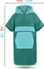 normani Surfer Poncho - Baumwoll Bademantel mit Kapuze Produktbild-Vorschau 7