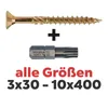 Holzschrauben 3x35 mm TX10 Senkkopf Teilgewinde mit Bit 500 Produktbild-Vorschau 6