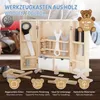 Joyz Werkzeugkasten für Kinder, 21x30x8 cm, Natur, aus Produktbild-Vorschau 2