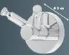 Primaster Multifunktionshaken Classic Round Edelstahl Produktbild-Vorschau 2