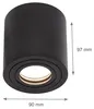 Spectrum LED Chloe GU10 Außenleuchte schwarz Deckenleuchte Produktbild-Vorschau 13