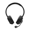 A black headset with a microphone is shown against a white background. Produktbild-Vorschau
