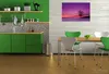 Wallario Poster - Mond und Baum am Abend bei Schnee, Produktbild-Vorschau 3