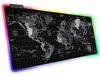Tapis de souris RGB gamingPolyuréthane- 80x30 cm - Noir Voir les images du produit 1