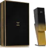 A black and gold gift box and a lightning bolt-shaped perfume bottle. Anteprima dell’immagine prodotto