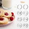 8tlg Ausstechform Linzer Ausstecher Edelstahl Produktbild-Vorschau 2