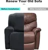 Topchances Velvet Recliner Chair Cover, Stretch Recliner Náhled obrázku produktu 7