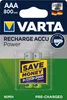 VARTA Batterien AAA, wiederaufladbar, 2 Stück, Recharge Produktbild-Vorschau 1