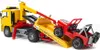 Bruder, camion gru MAN TGA con fuoristrada 02750, Profi, Anteprima dell’immagine prodotto 5