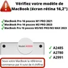 Hülle für MacBook Pro 16 (16,2) – 360°-Schutz Transparente Produktbild-Vorschau 2