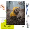 Oh Art! – Malen nach Zahlen Set Kätzchen – 40x50cm, mit Produktbild-Vorschau 14