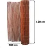 BOGATECO Weidenmatte Sichtschutz Zaun aus Holz | 120 cm Produktbild-Vorschau 1