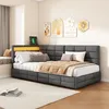 Łóżko tapicerowane ProximaX 90×200 cm – zagłówek w Podgląd zdjęcia produktu 4