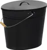 Ascheeimer mit Deckel matt/schwarz 12,5 L Produktbild-Vorschau 1