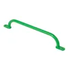 A green climbing handle with mounting plates on a white background. Náhled obrázku produktu