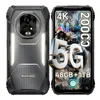 A split image showing the front and back of a rugged smartphone, with promotional text and graphics overlaid on the front view. Náhľad obrázku produktu
