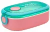 Śniadaniówka Aqua Pure z zestawem sztućców 900 ml mint/pink Podgląd zdjęcia produktu 2
